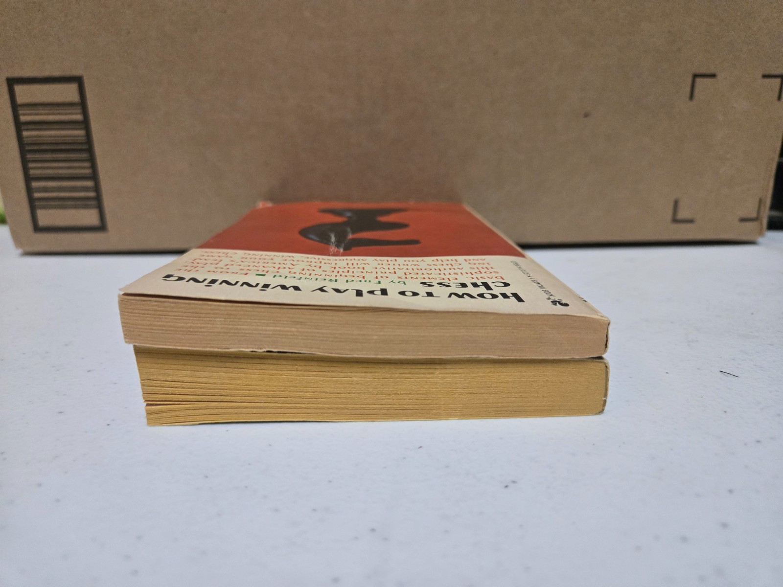 Vintage Fred Reinfeld Chess Books Lot of 2 How to Play Winning Like a Champion