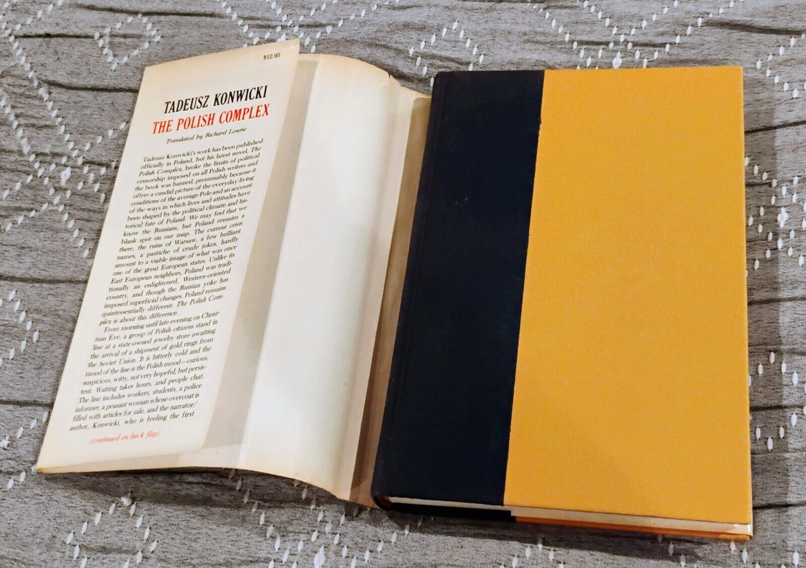 Polish Complex by Tadeusz Konwicki HC DJ 1st ED Farrar Straus Giroux 1982