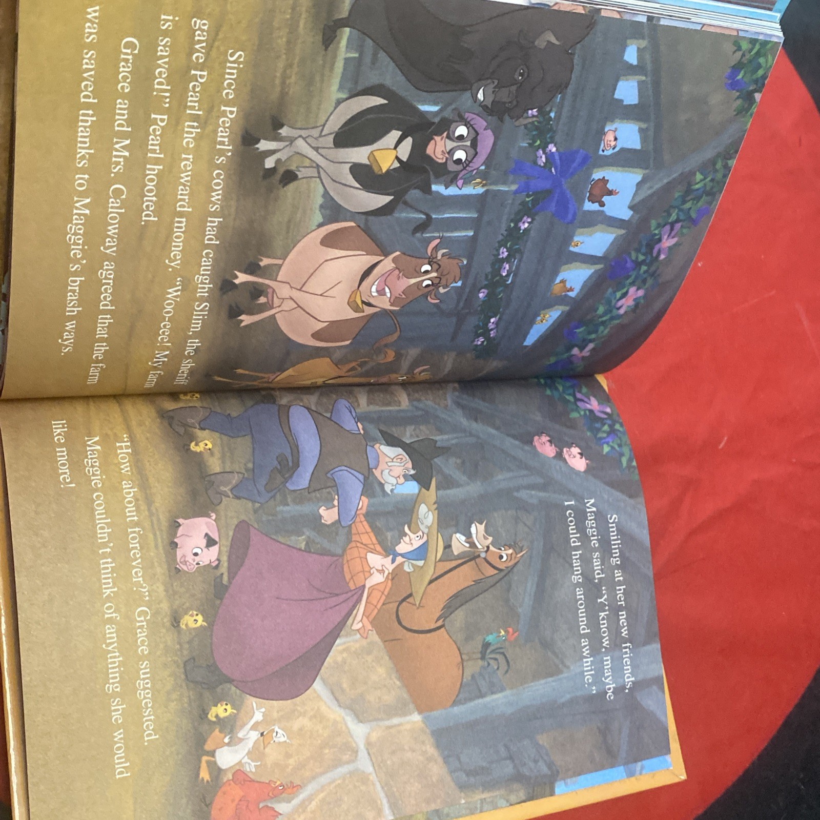 *KIDS* VINTAGE Home On The Range (2004,Hard Book) Disney Wonderful World Reading
