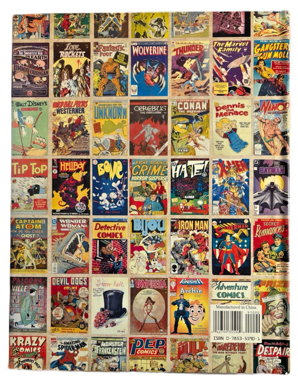 Great American Comic Books by Ron Goulart 2001 HCDJ 344 Pages Very Large Book
