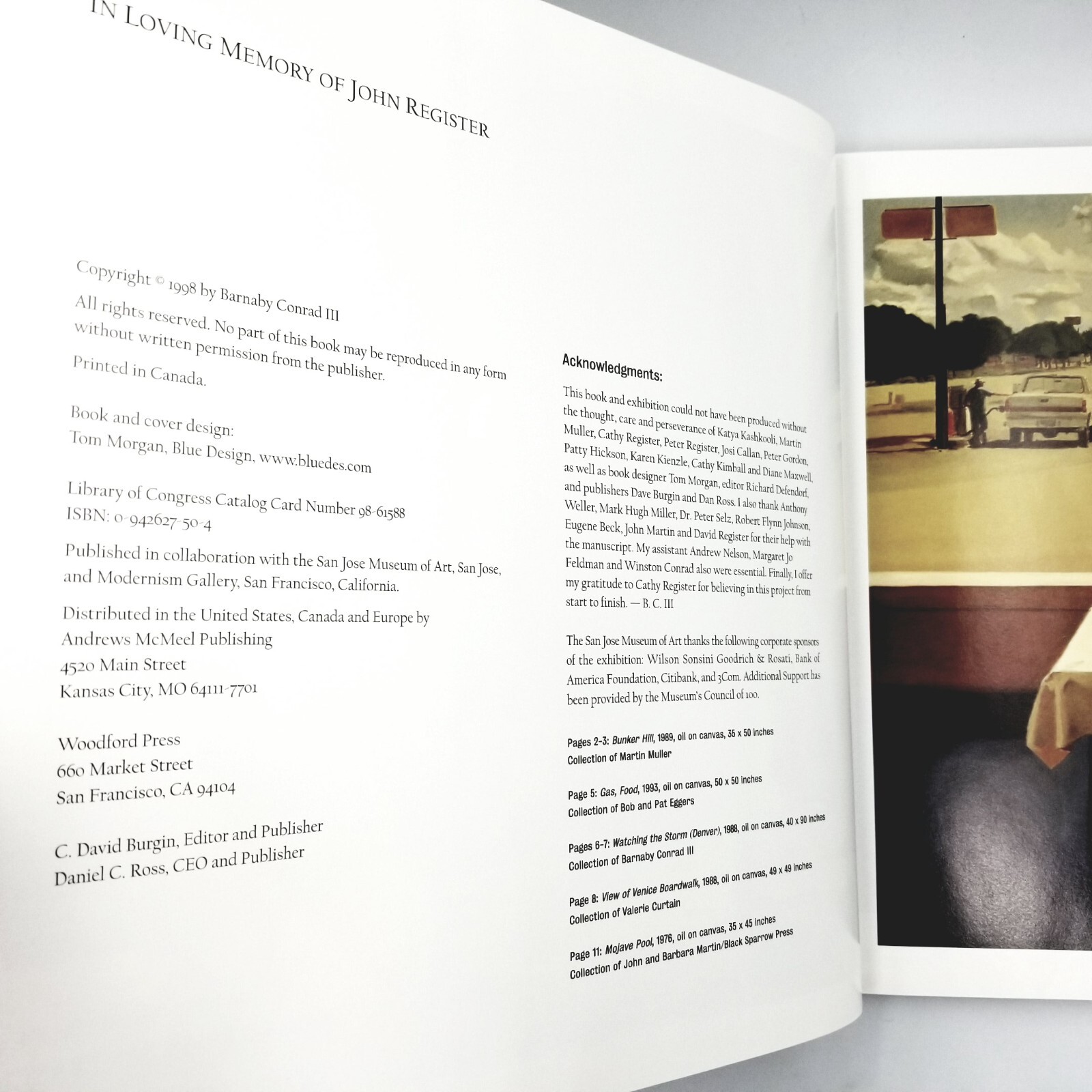 John Register Persistent Observer by Barnaby Conrad III – 1998 Edition