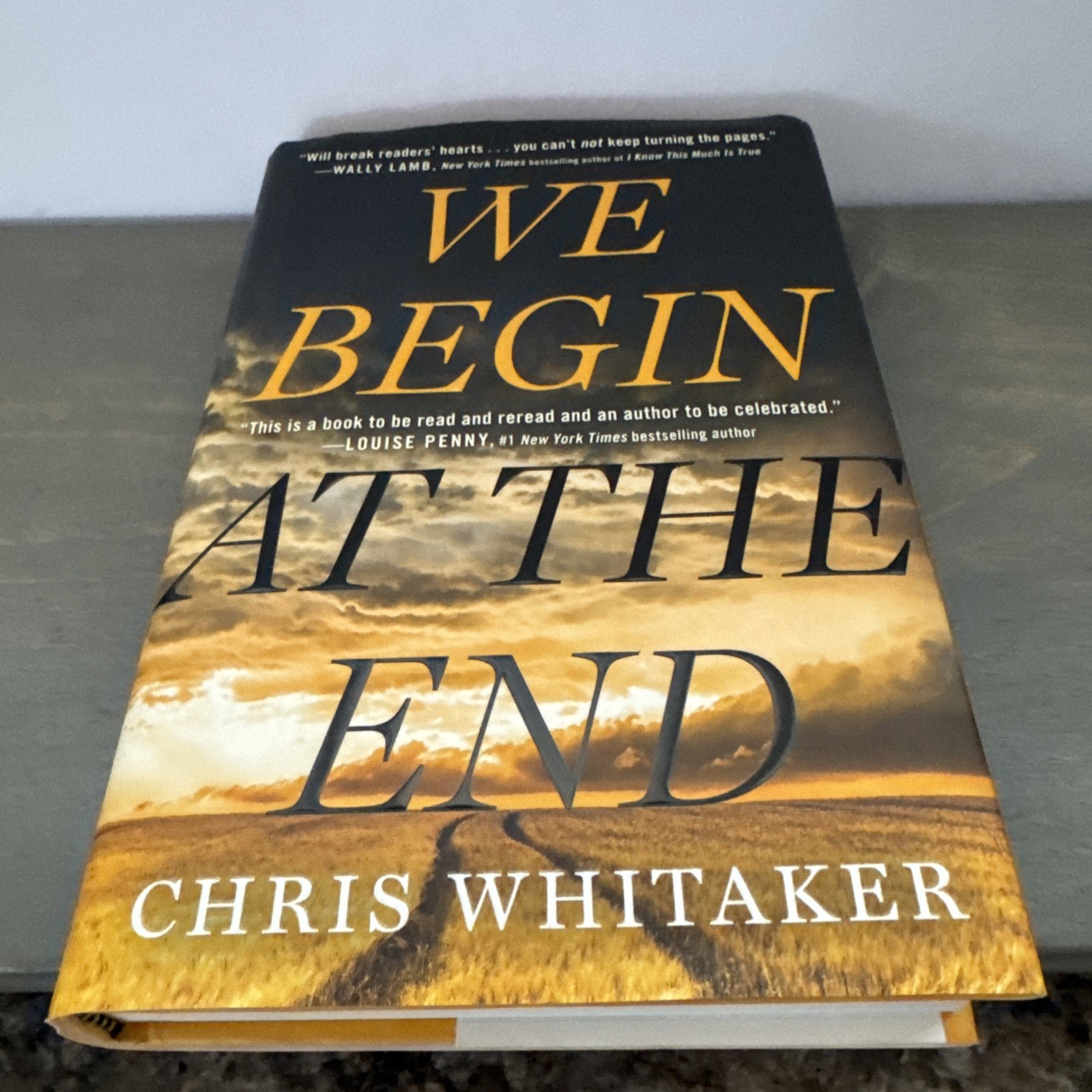 We Begin at the End – Hardcover/DJ By Whitaker, Chris – Very Good