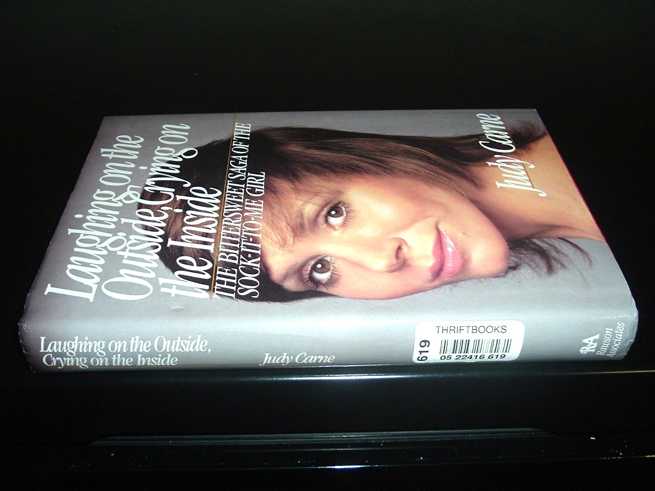 Laughing on the Outside Crying on the Inside Judy Carne 1985 First Edition HC