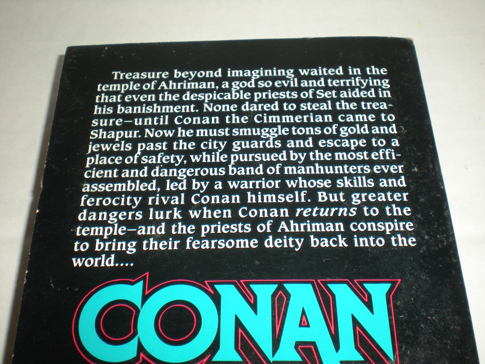 Conan and the Manhunters John Maddox Roberts Barbarian Fantasy Paperback 1994