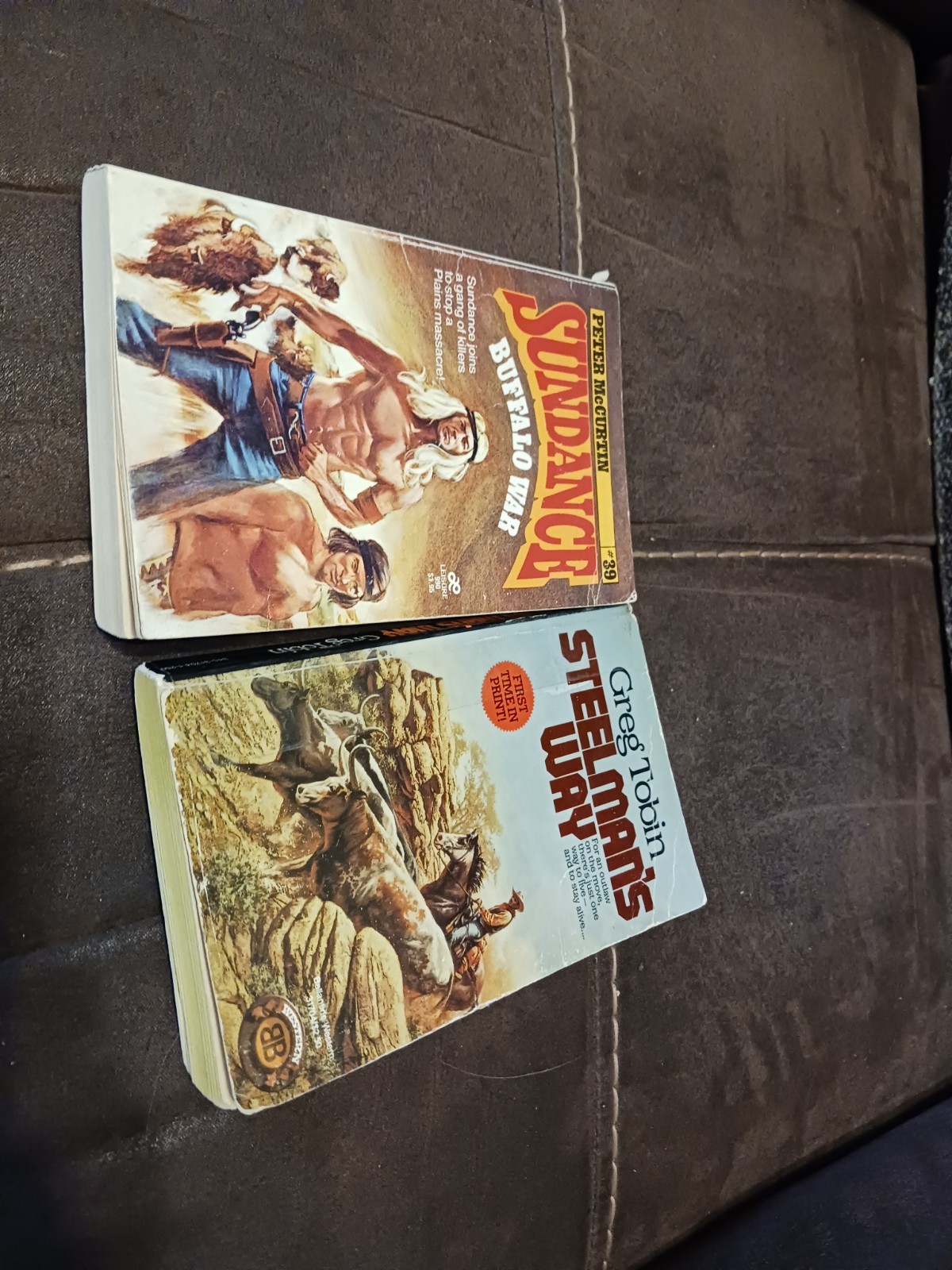 Lot of 26 Vintage Paperback Books Novels Western Adventure Used Various Authors