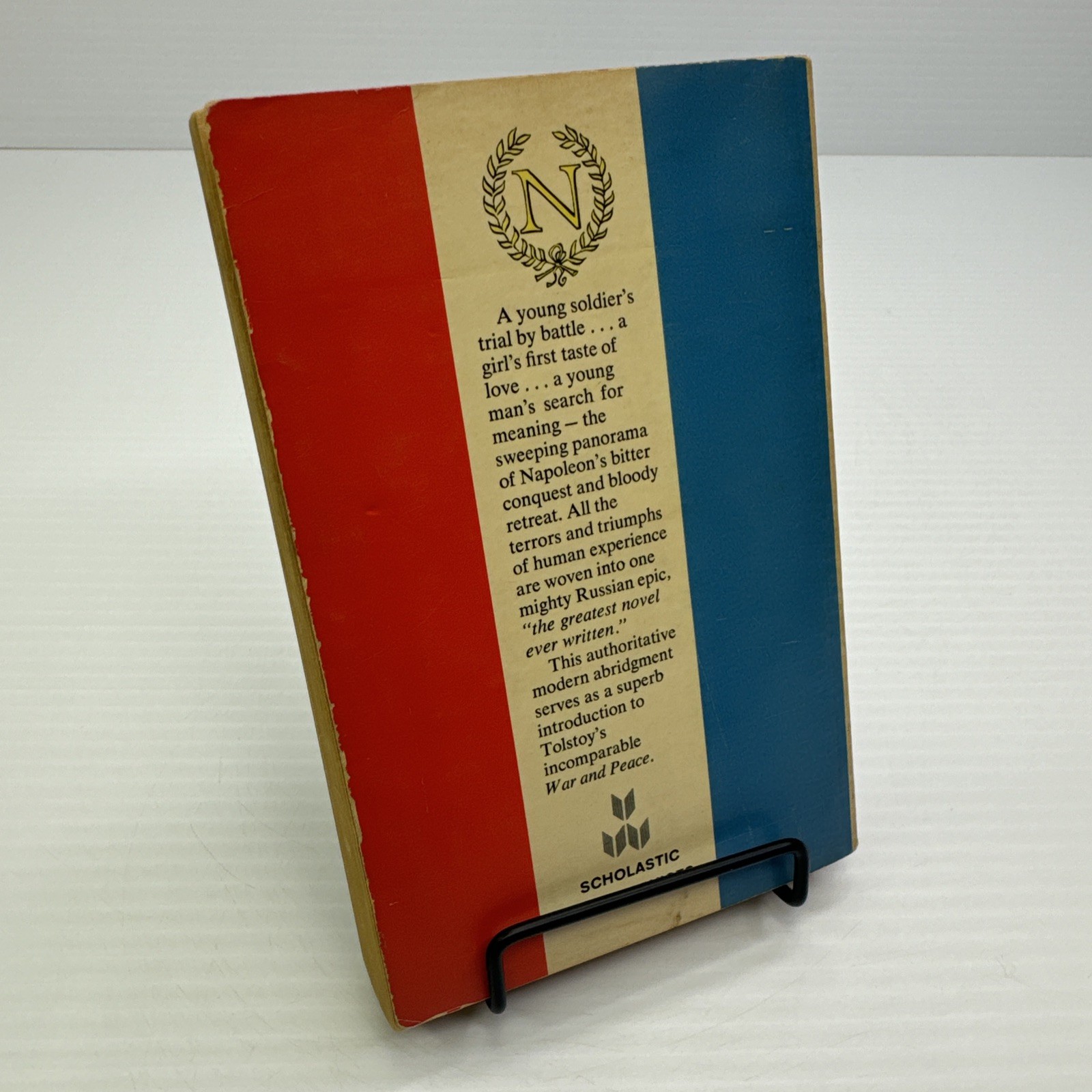 War and Peace Leo Tolstoy Paperback 1963 First Print Scholastic Vintage