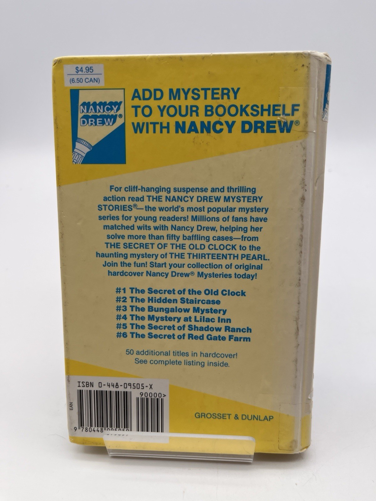 Nancy Drew Mystery Stories 2 Book Lot- 2-in-1 book (#1 & 2) & #5 Hardcover