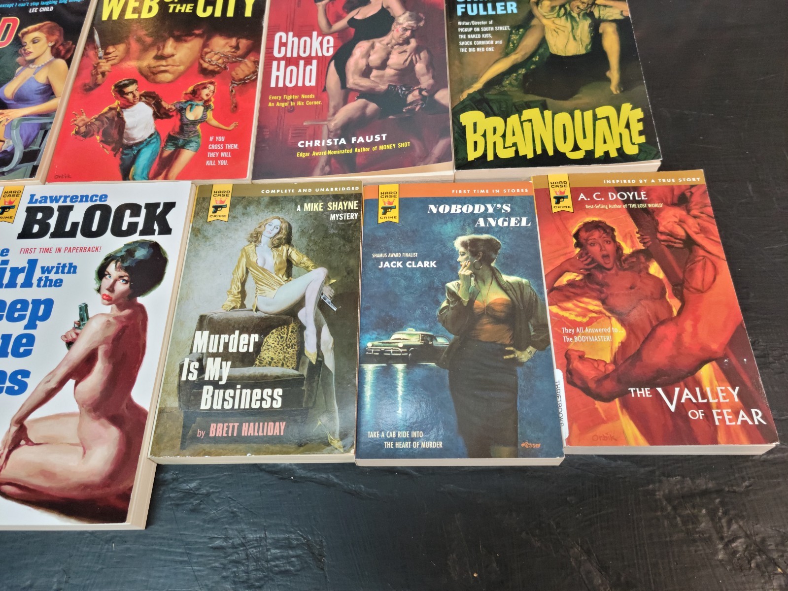 Lot of 11 HARD CASE CRIME Books – See Photos for Details!