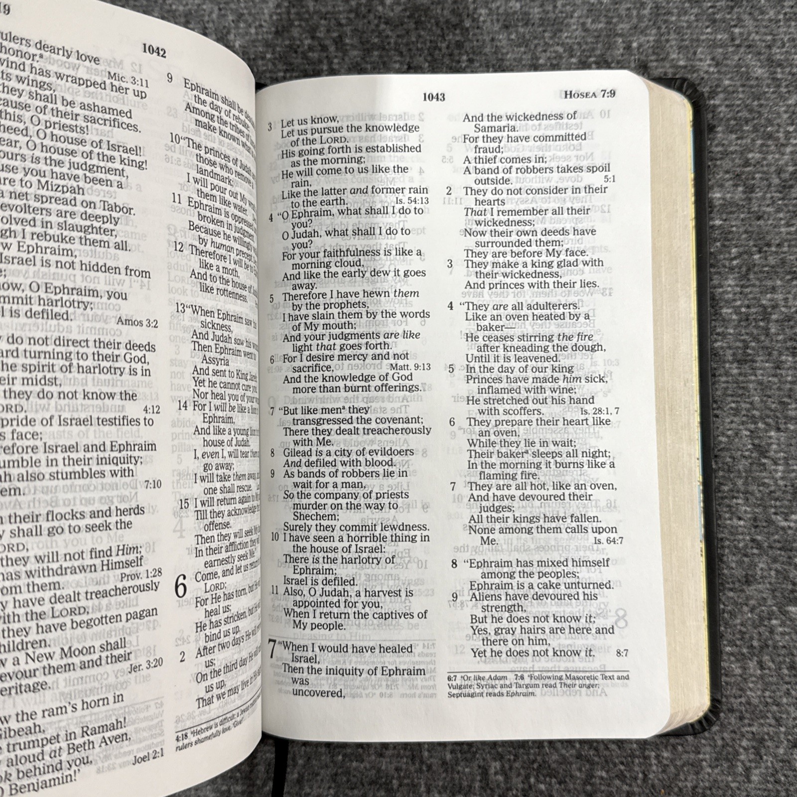 Amazing Facts Prophecy Study Bible NKJV Leathersoft Black Thomas Nelson 2008