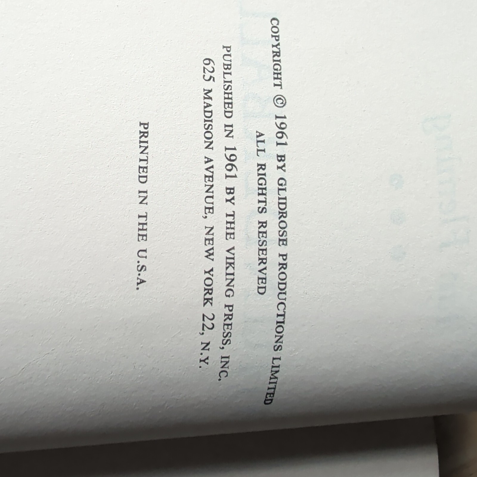 Thunderball Ian Fleming Hardcover 1961 Viking Press James Bond Novel BCE