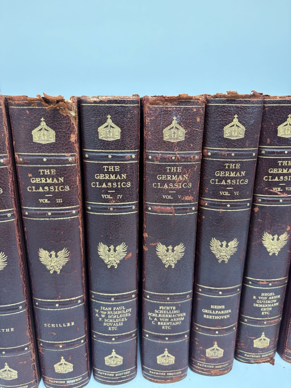 Antique The German Classics Patrons Edition 1-13 volumes 1913-14 Year / Rare