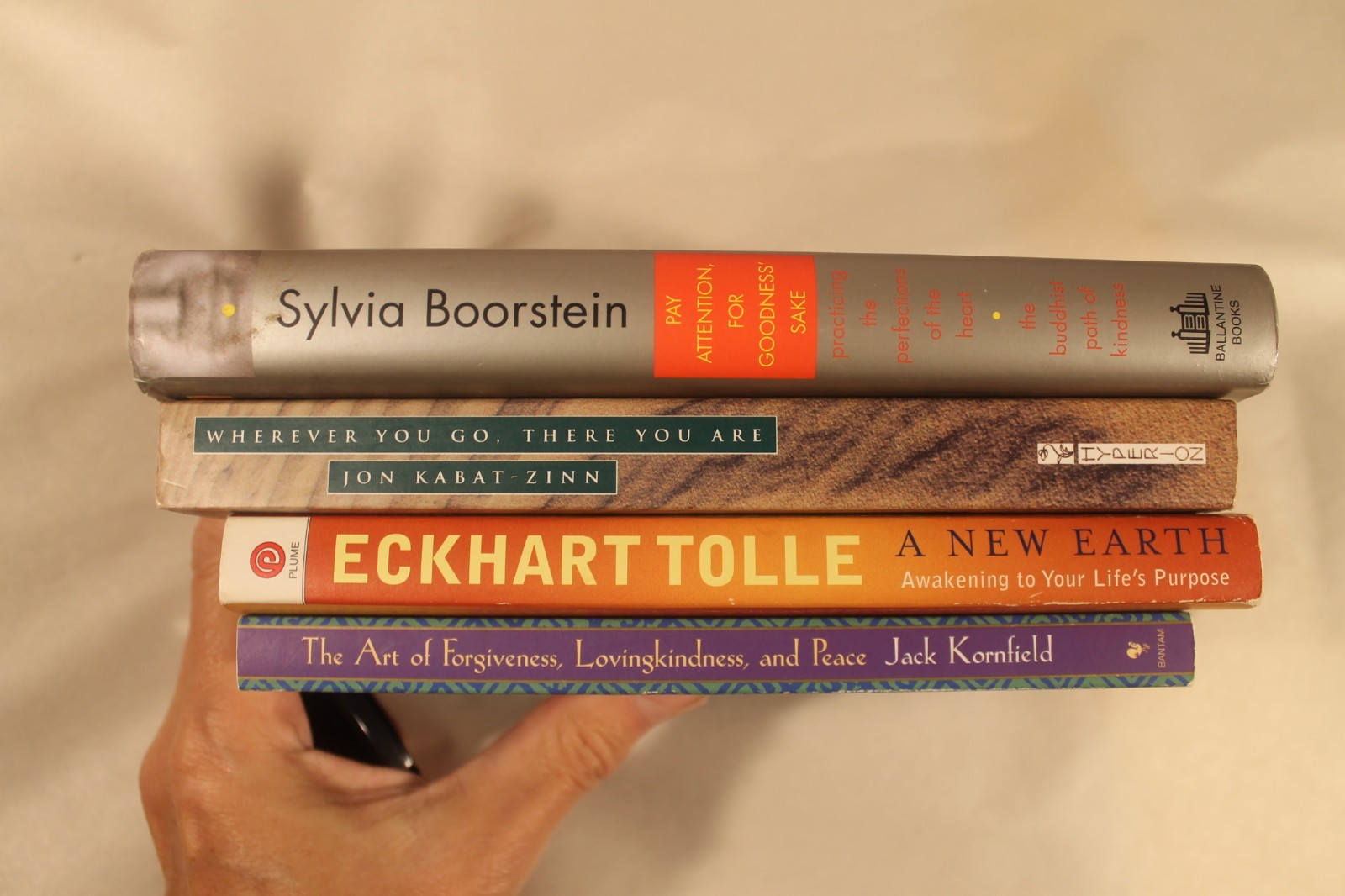 Wherever You Go There You Are, Pay Attention, The Art of Forgiveness + (4 Books)