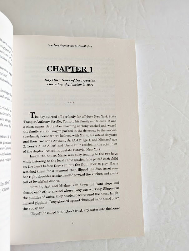 Four Long Days: Return to Attica by Anthony R Strollo / Dorothy Wills-Raftery GC