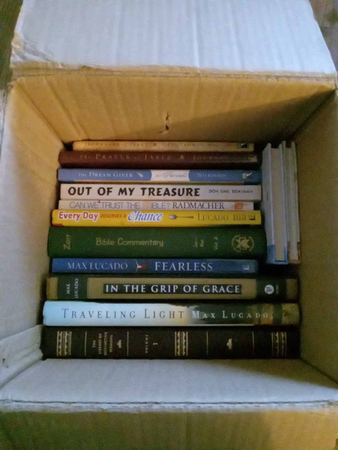 Random Bible Books Book Lot (Box Size 10x9x10.5) May Accept Best Offer