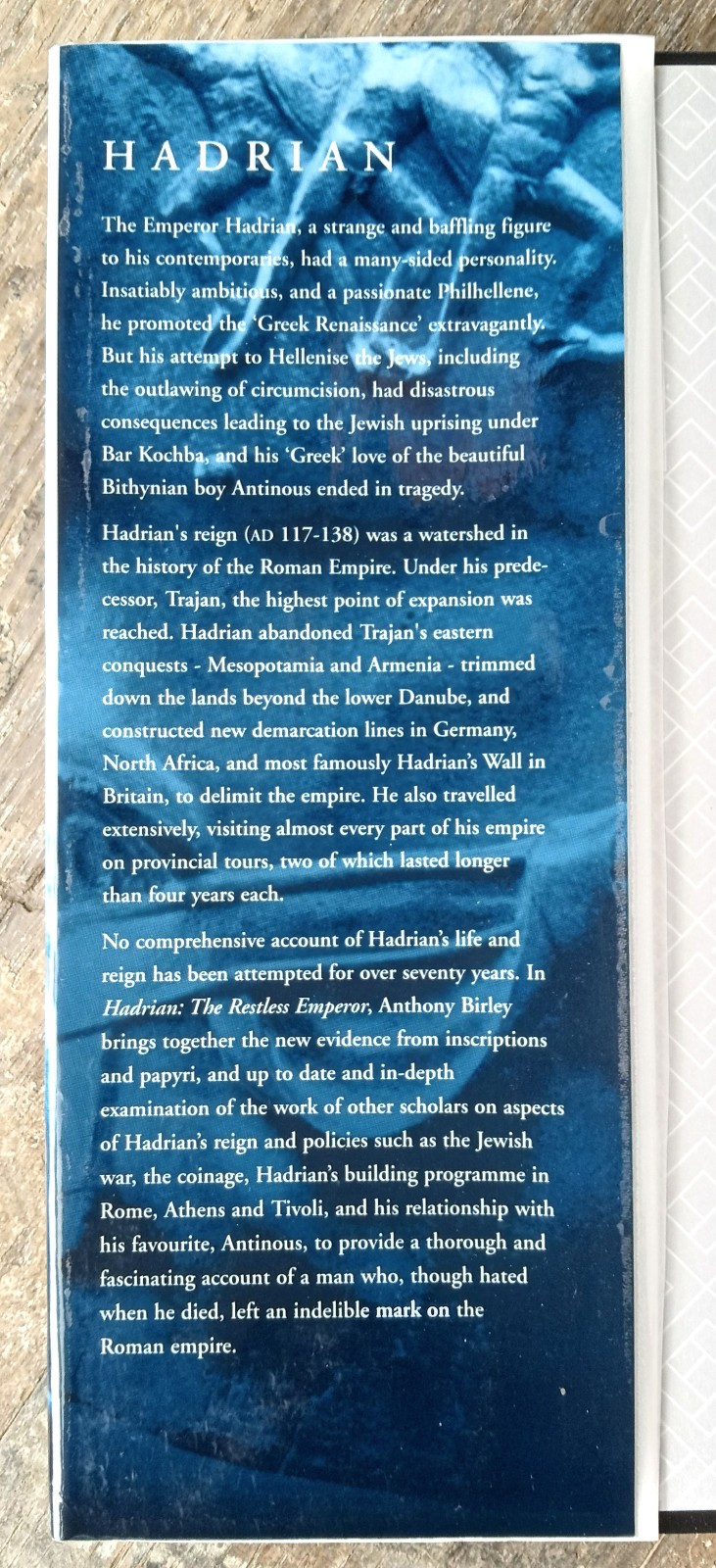 Hadrian: The Restless Emperor ~1997 HC~ Birley Wall Roman Empire History Illust