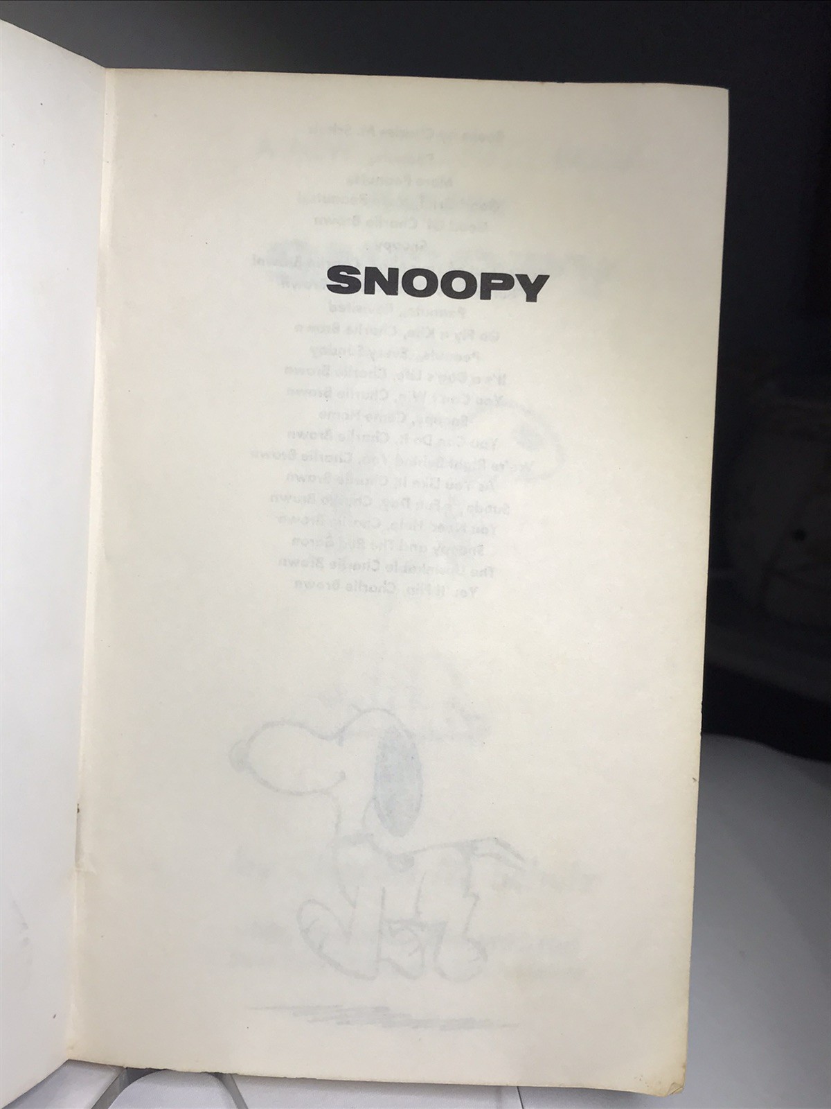 Vintage Snoopy & Snoopy Come Home Charles Schulz Paperback Comic Books Lot Of 2