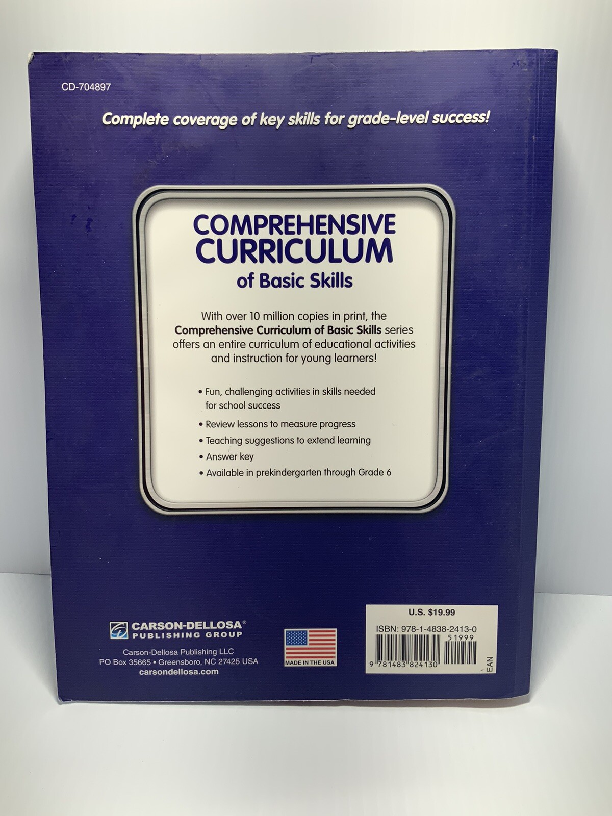 Comprehensive Curriculum of Basic Skills, Grade 4 Ages 9-10 (544 pages)
