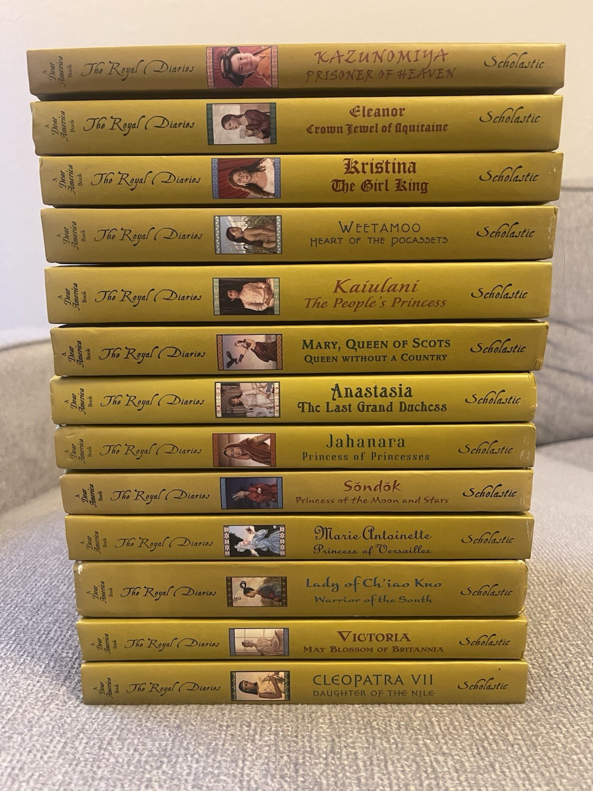 Scholastic The Royal Diaries Hardcover Special Edition Book Lot Multi Author