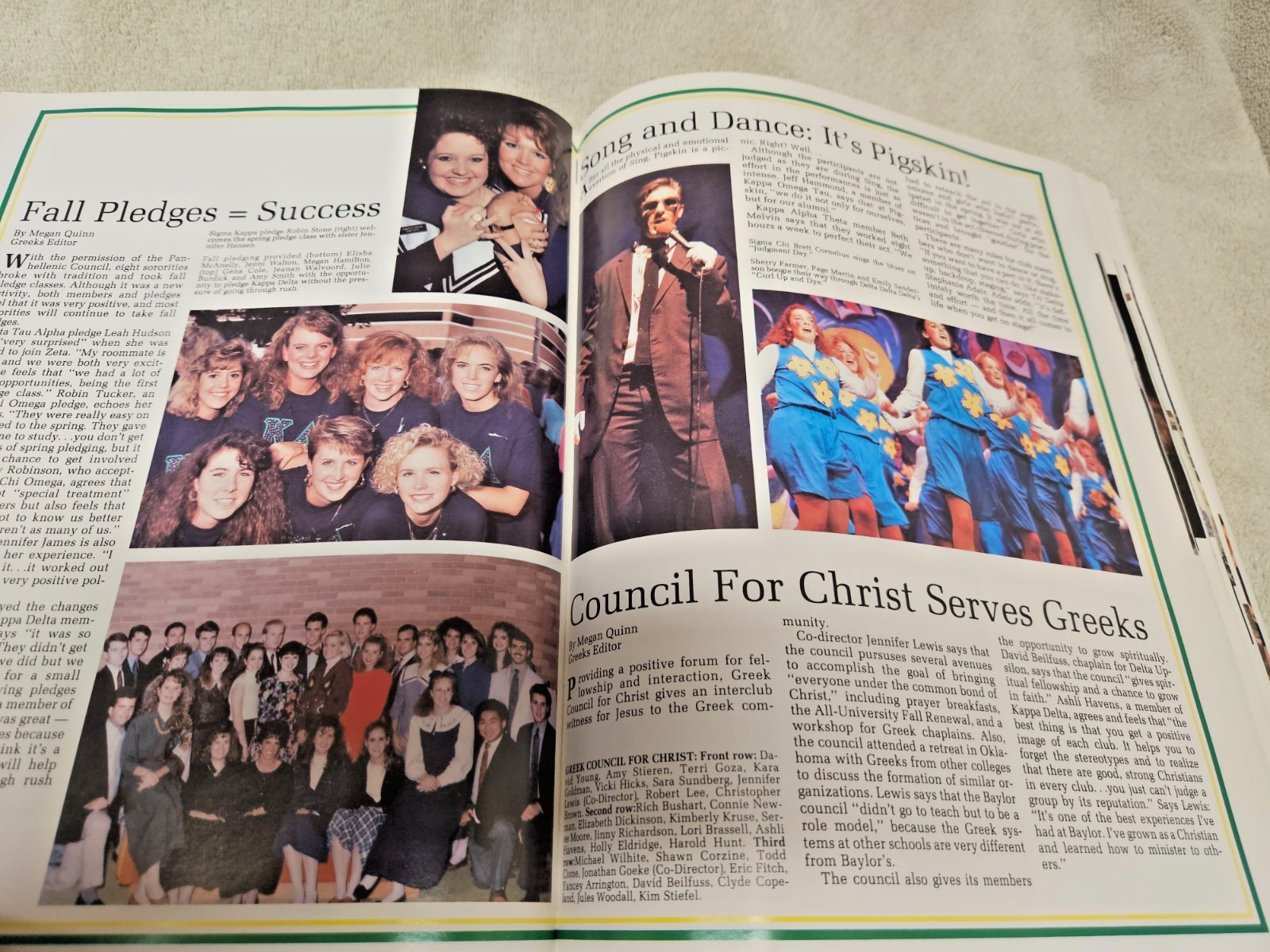 1991 Baylor University Yearbook, Waco Texas – ROUND-UP