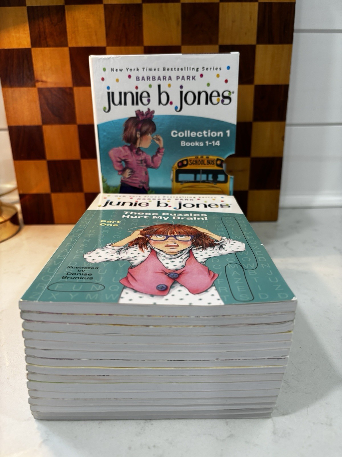 JUNIE B. JONES BOX SET CHAPTER BOOKS #1-14 BY BARBARA PARK AGES 6-9