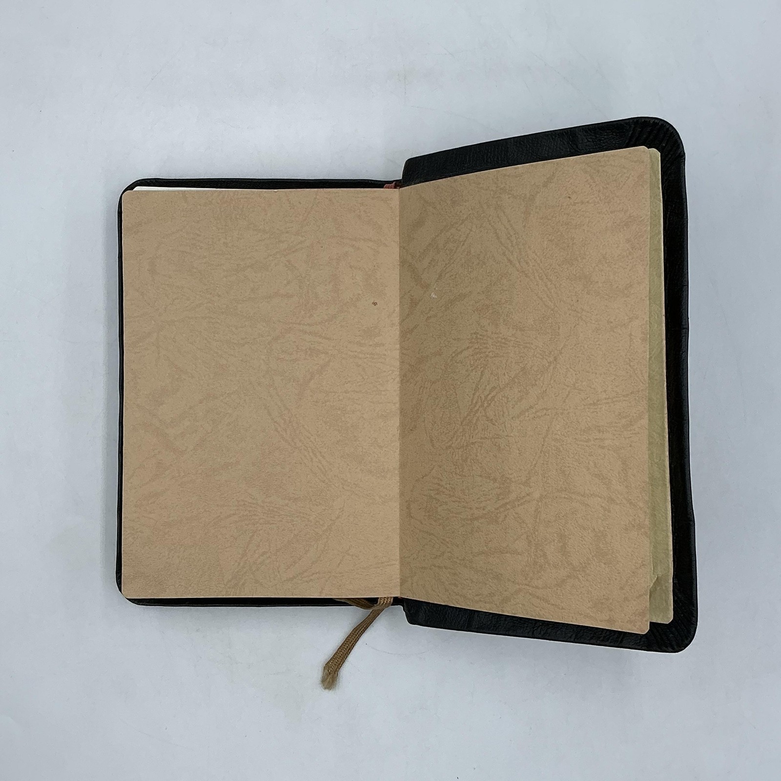 Vintage 관주 성경전서 한글판역 Hardcover Leather Bound Black 1983 South Korea Rev Ed