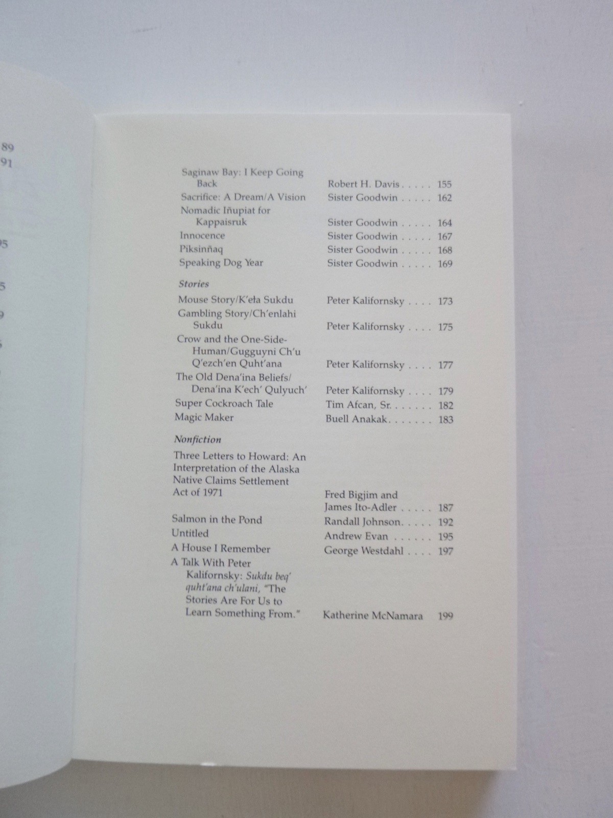 Alaska Review: Alaskan Native Writers, Storytellers & Orators (paperback, 1986)