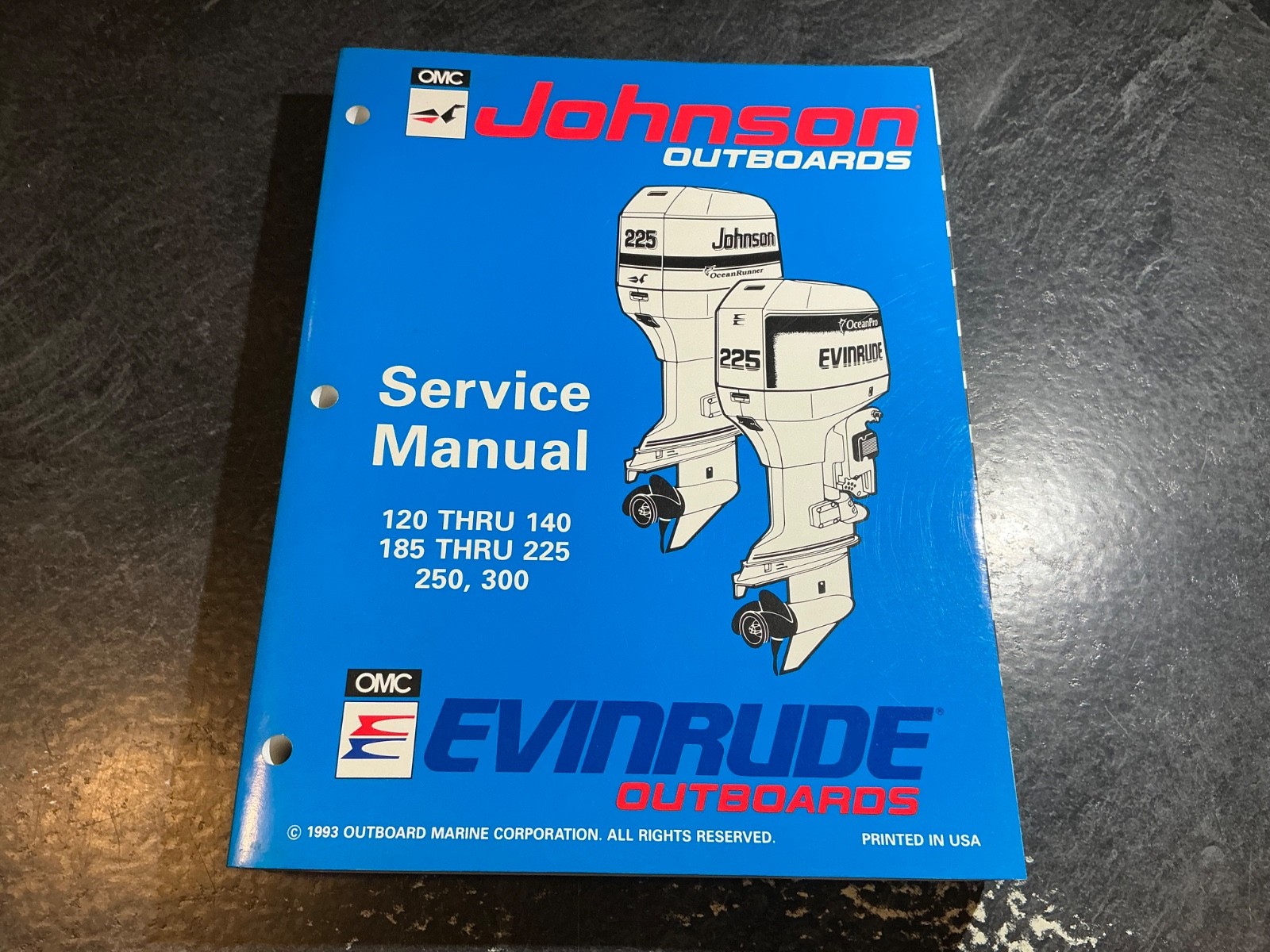 1994 Johnson Evinrude 120-300 HP Outboard Service Manual #500612 V4 V6 V8 Looper