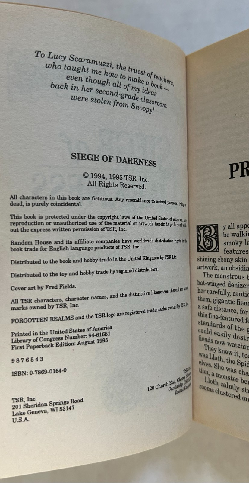 The Legacy, Starless Night, Siege of Darkness – Forgotten Realms, R.A. Salvatore