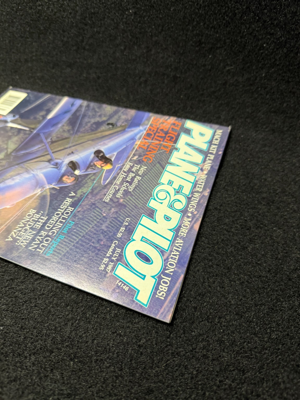 Plane & Pilot Magazine July 1987 Aviation Aircraft Flight Training Vintage