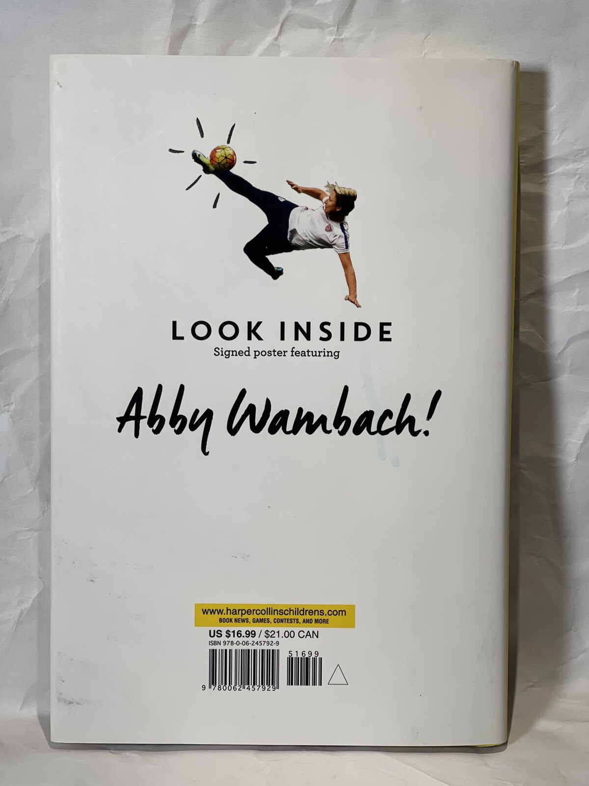 Forward My Story Abby Wambach Motivational Hardcover 1st Edition Dust Jacket