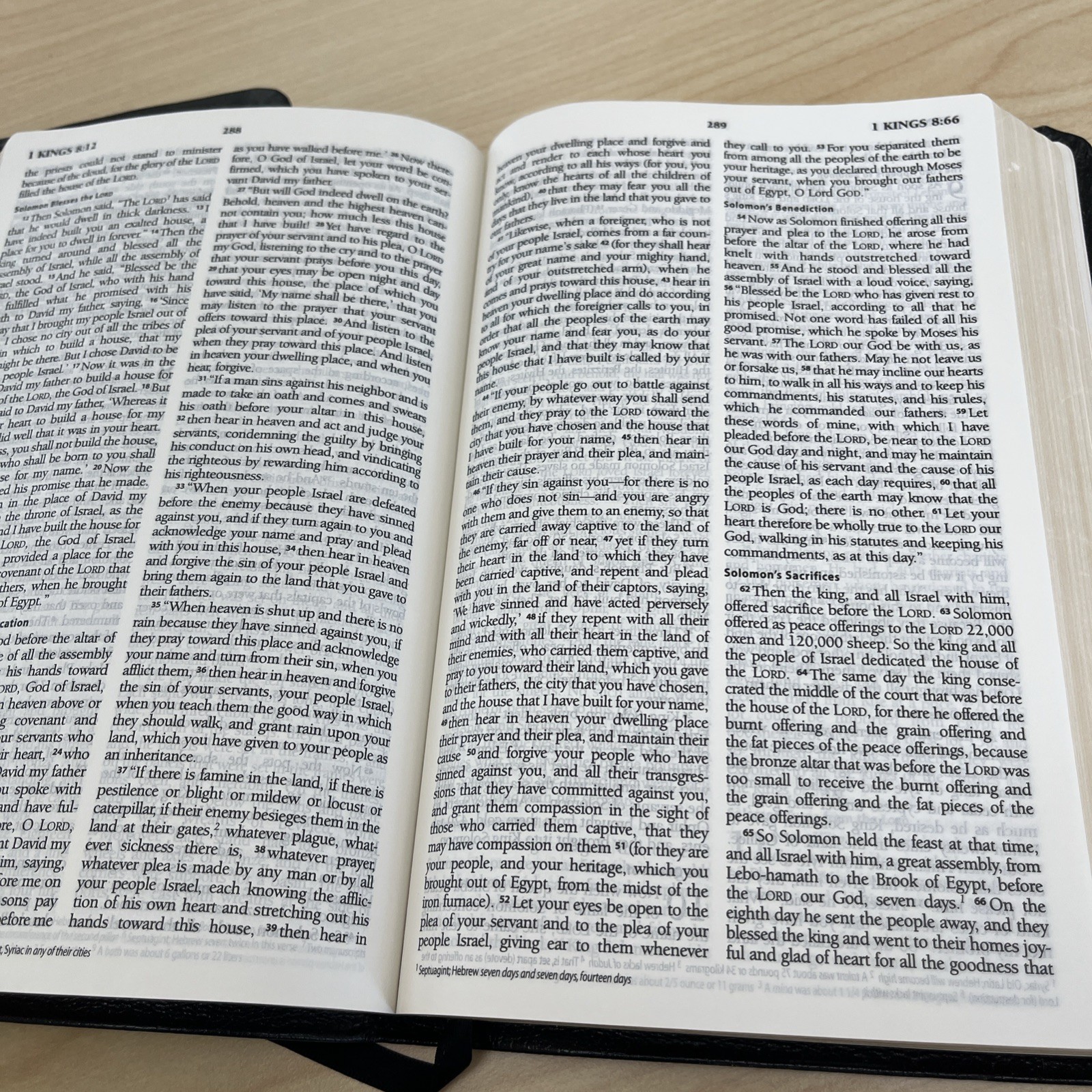 ESV Classic Thinline Bible Genuine Leather Black English Standard Version