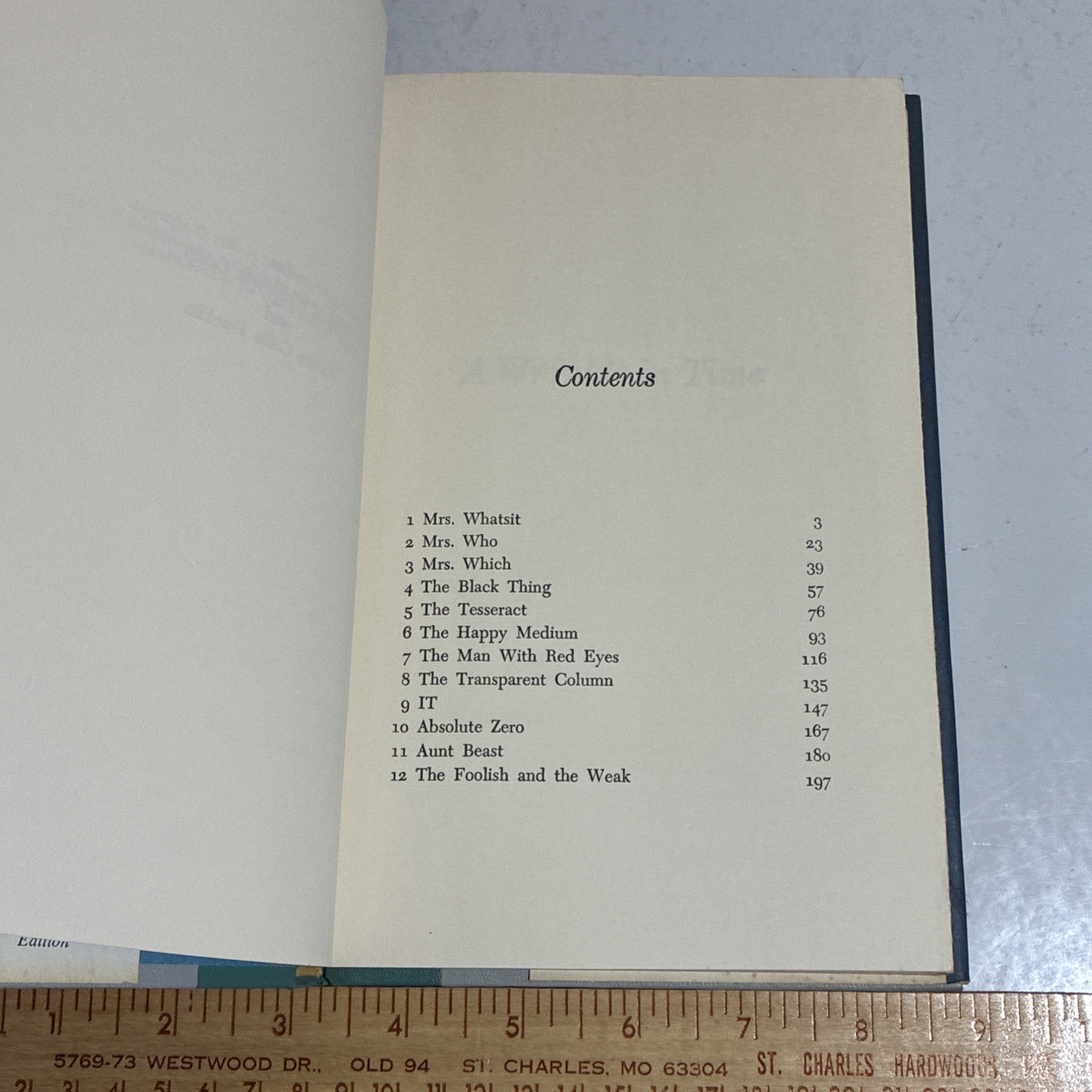 Book A Wrinkle In Time Madeleine L’Engle BCE Science Fiction YA Vintage Books