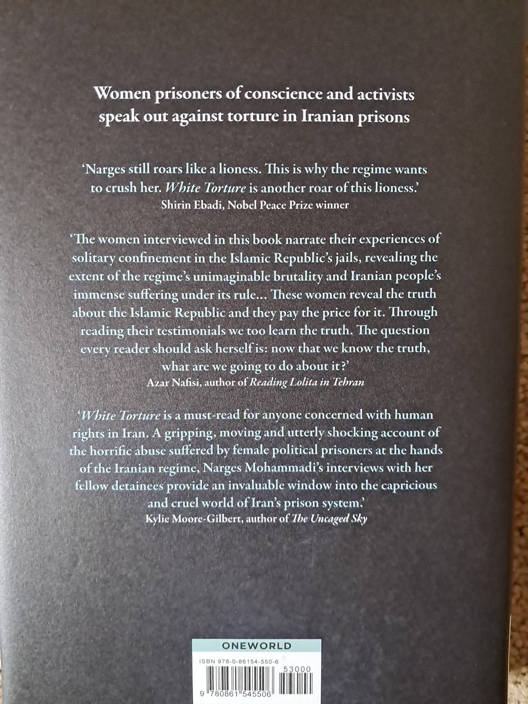 White Torture: Interviews with Iranian Women Prisoners by Narges Mohammadi