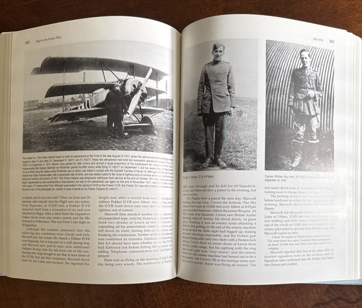 56 Squadron History High in the Empty Blue Rfc Raf WWI Alex Revell 1995 MINT