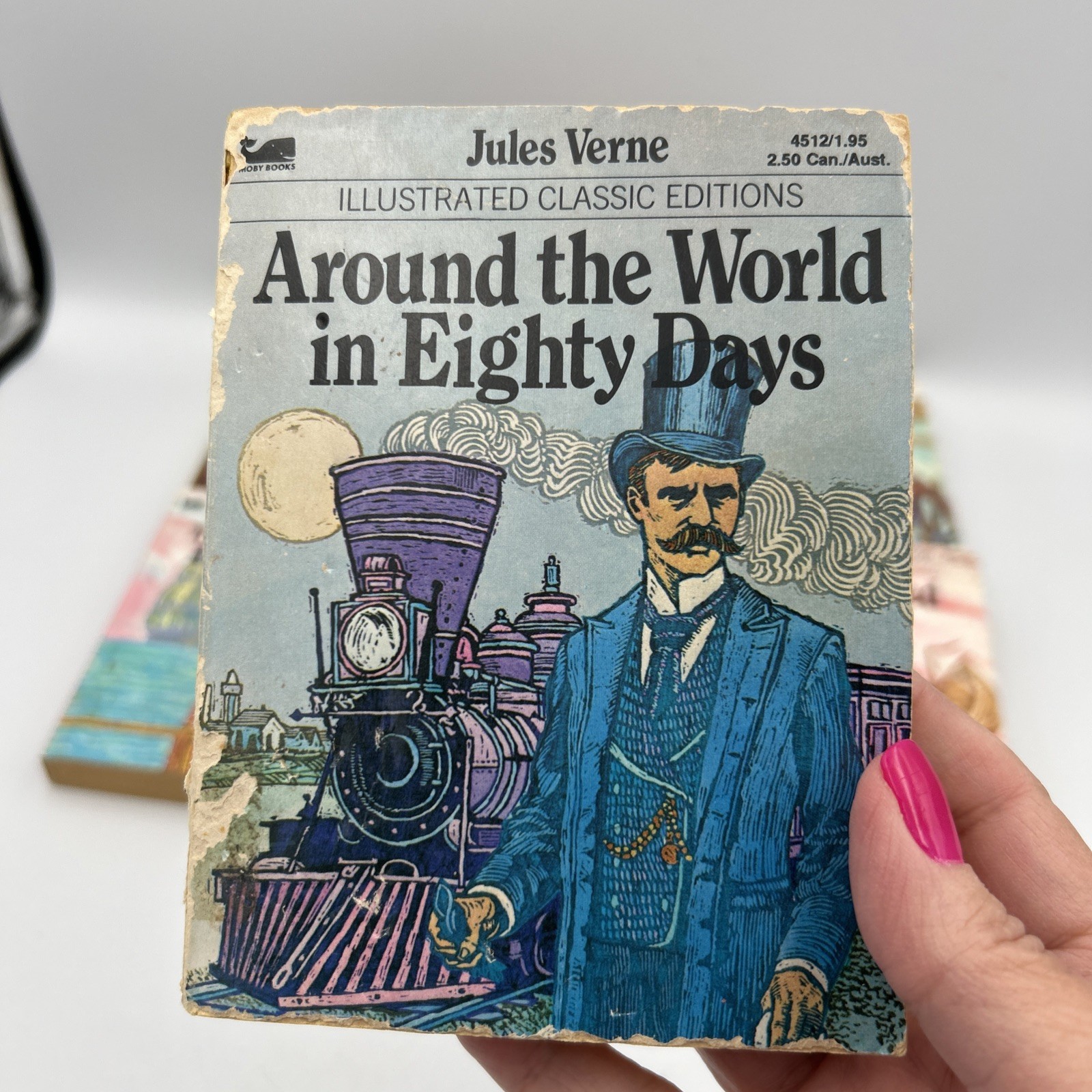 Lot Of 10 Moby Books Illustrated Classic Editions Mini Paperback Books 1970’s