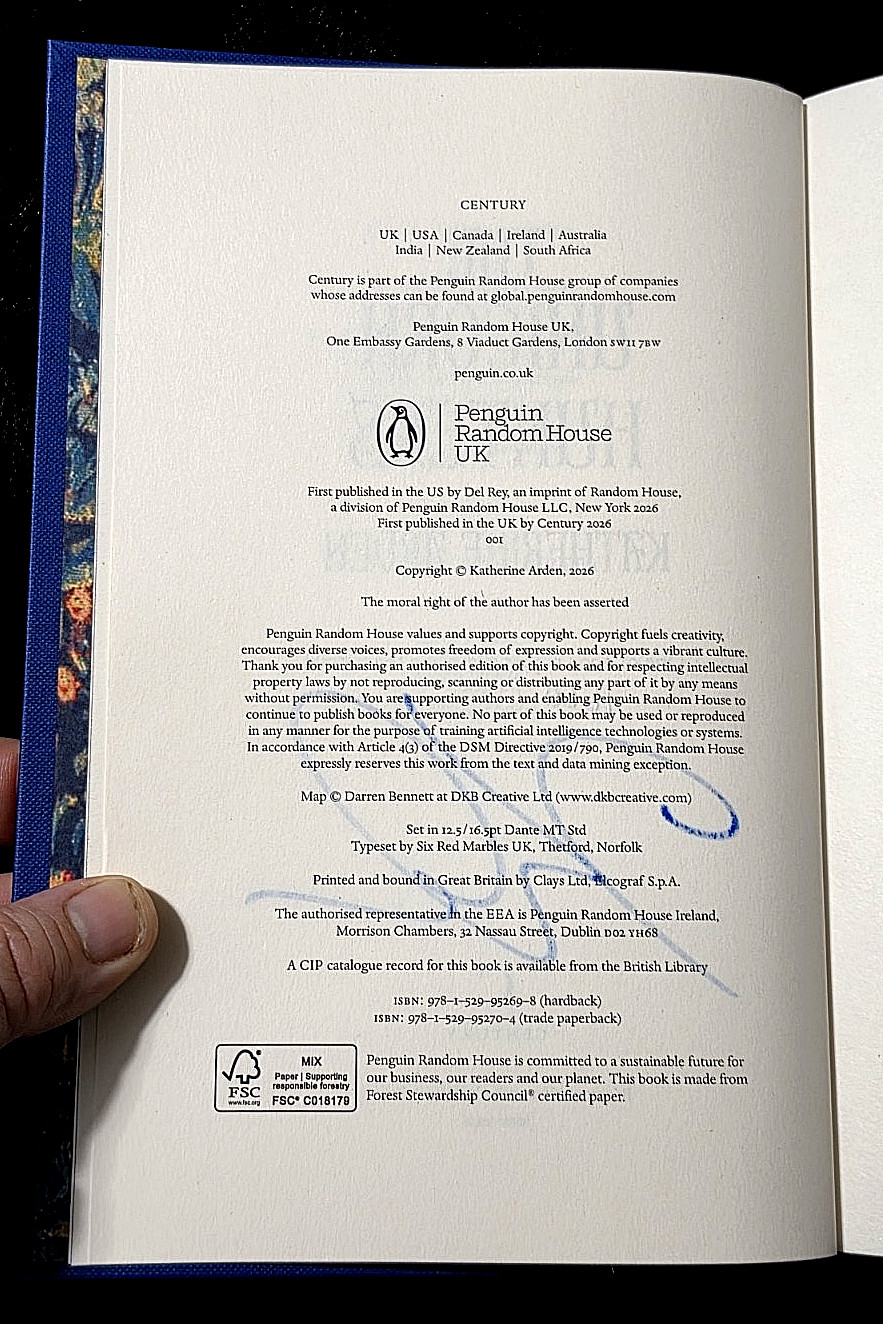 The Unicorn Hunters ~Katherine Arden~ Goldsboro Exclusive ~ Signed #1660/2000