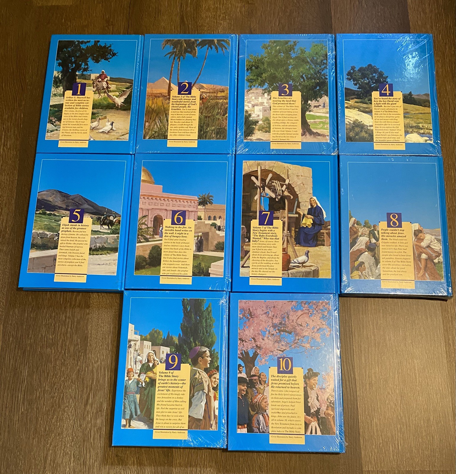 The Bible Story by Arthur S Maxwell Complete 10 Volume Hardcover Children’s Set
