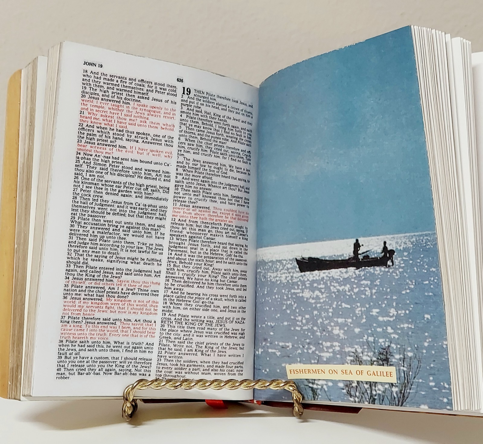 NEW! Vintage Leather Trinity Broadcasting Network TBN Mrinita Bethlehem Bible