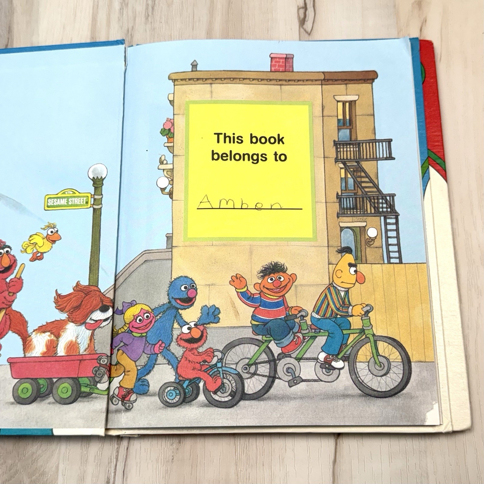 VTG Lot 6 On My Way With Sesame Street Children’s Hardcover BOOKS Volumes 1-6