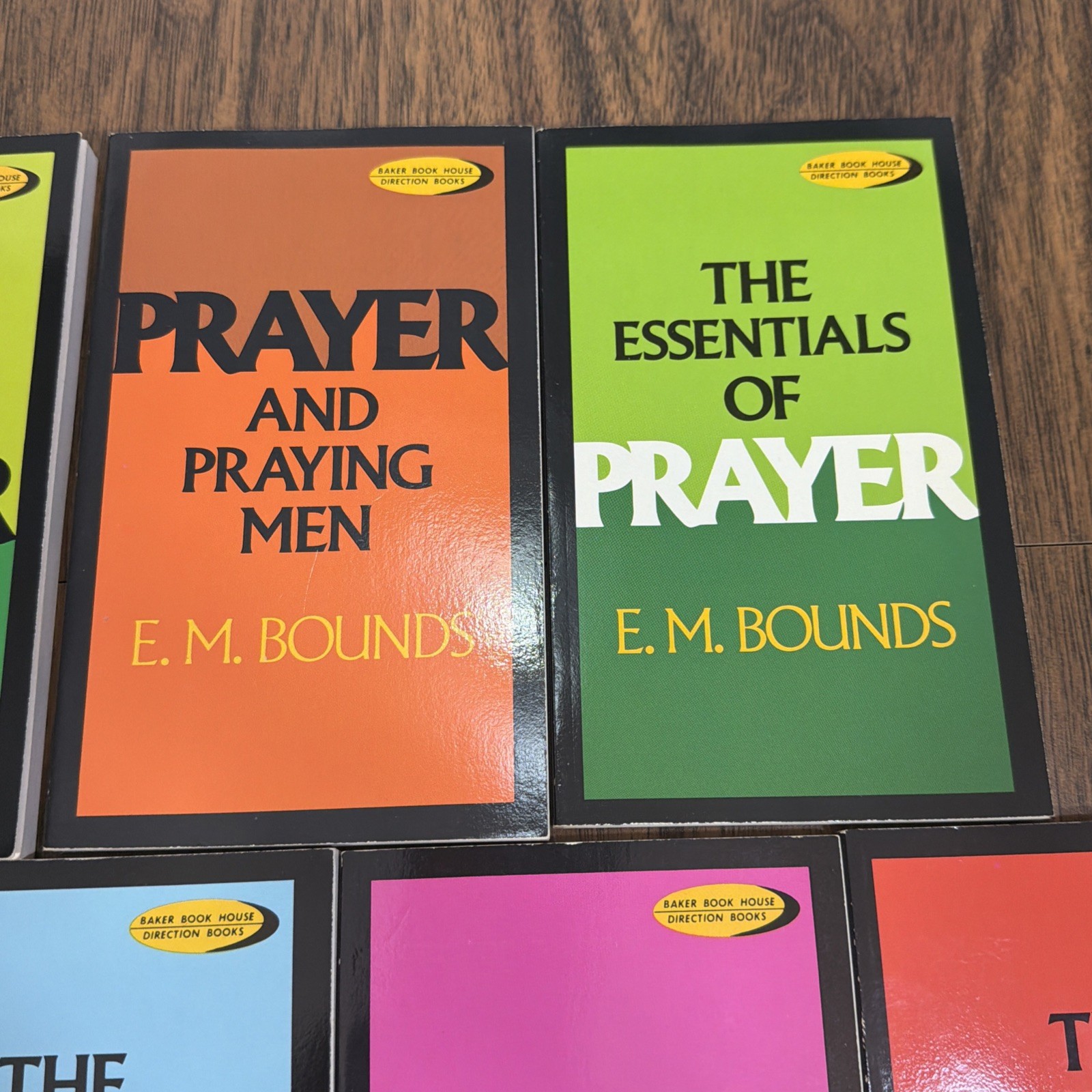 E.M. Bounds Books on Prayer PB Lot of 7 – Baker Book House Direction Vtg 70s 80s