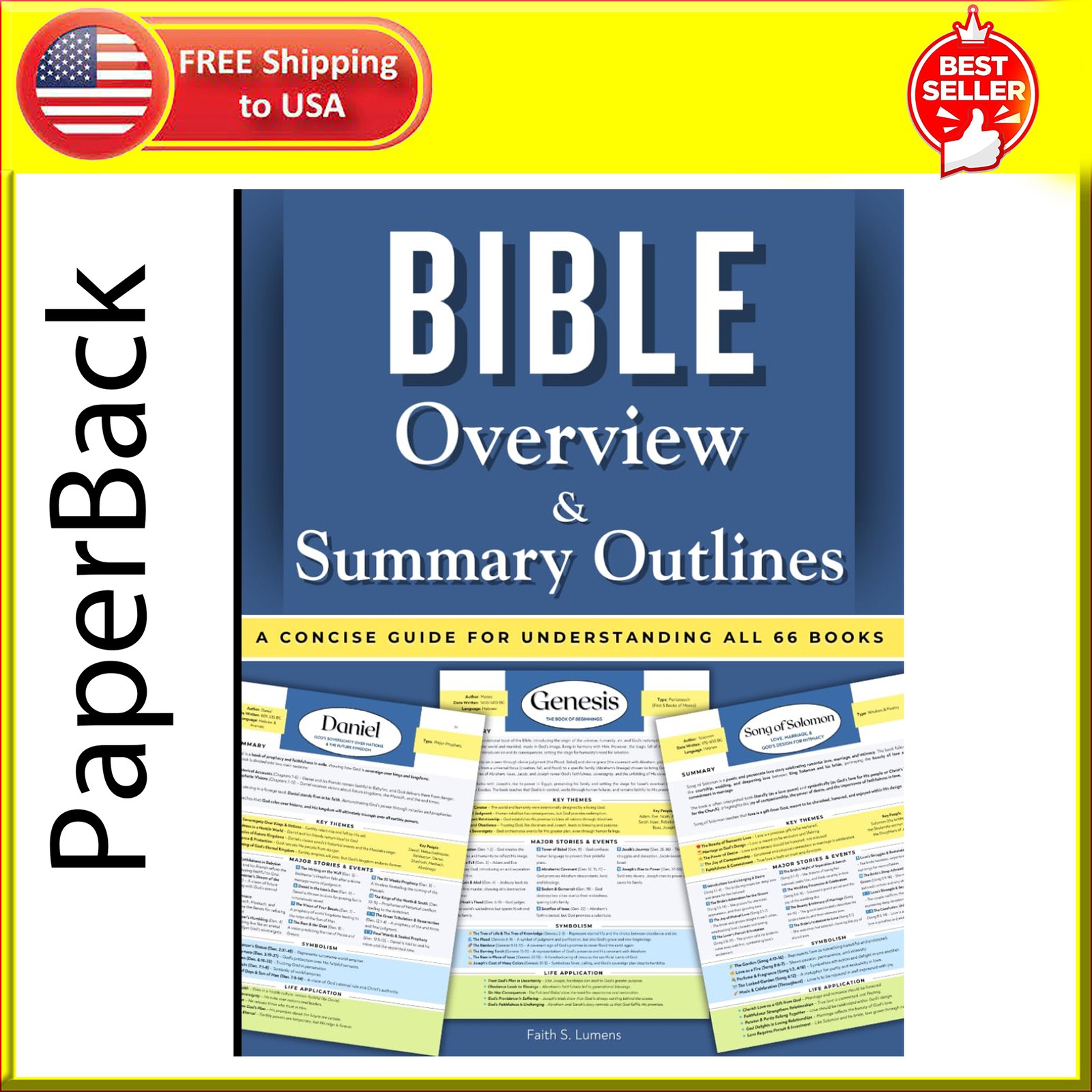 Bible Overview & Summary Outlines: a Quick and Concise Guide for Easy Understand
