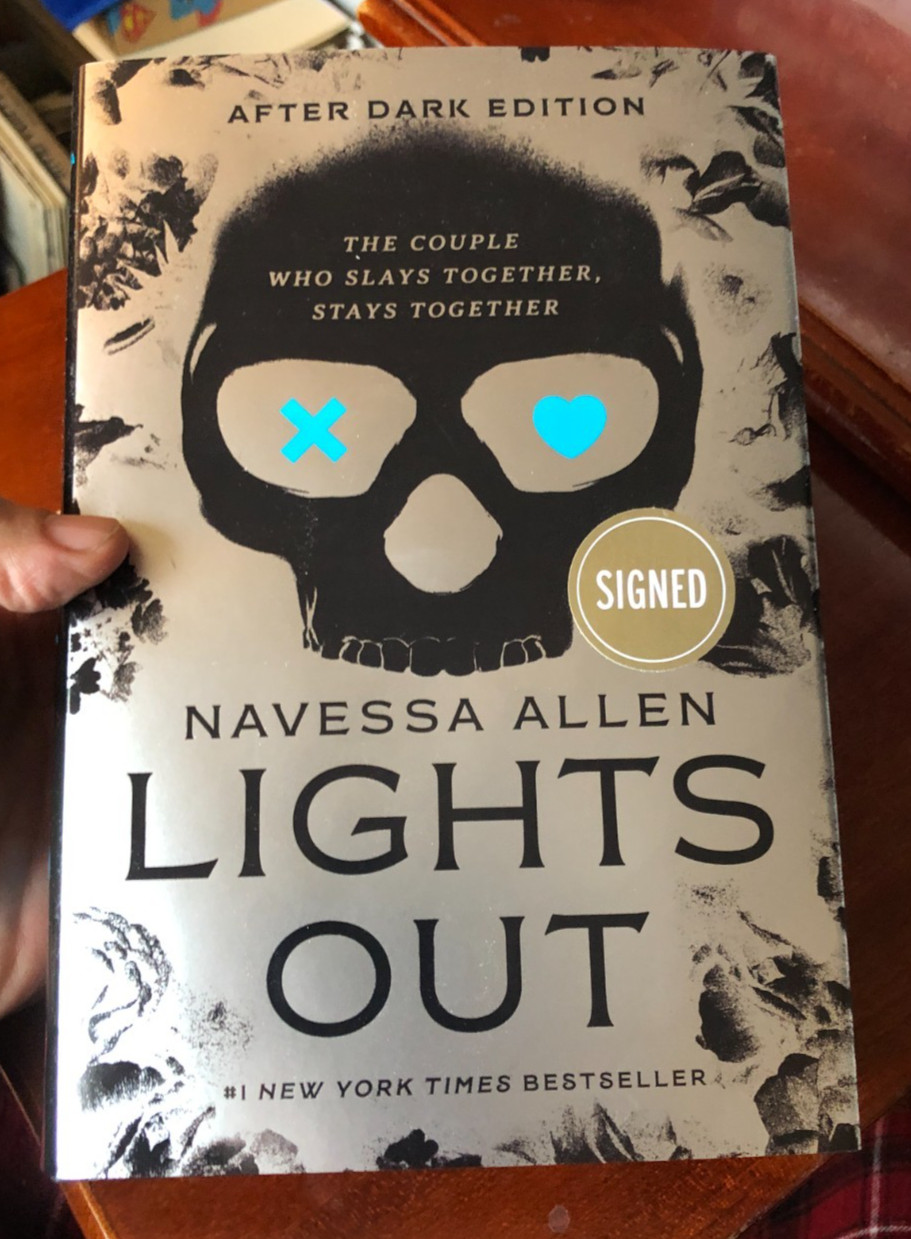 „Lights Out“ by Navessa Allen – After Dark Edition – Signed HC 1st 2024-25