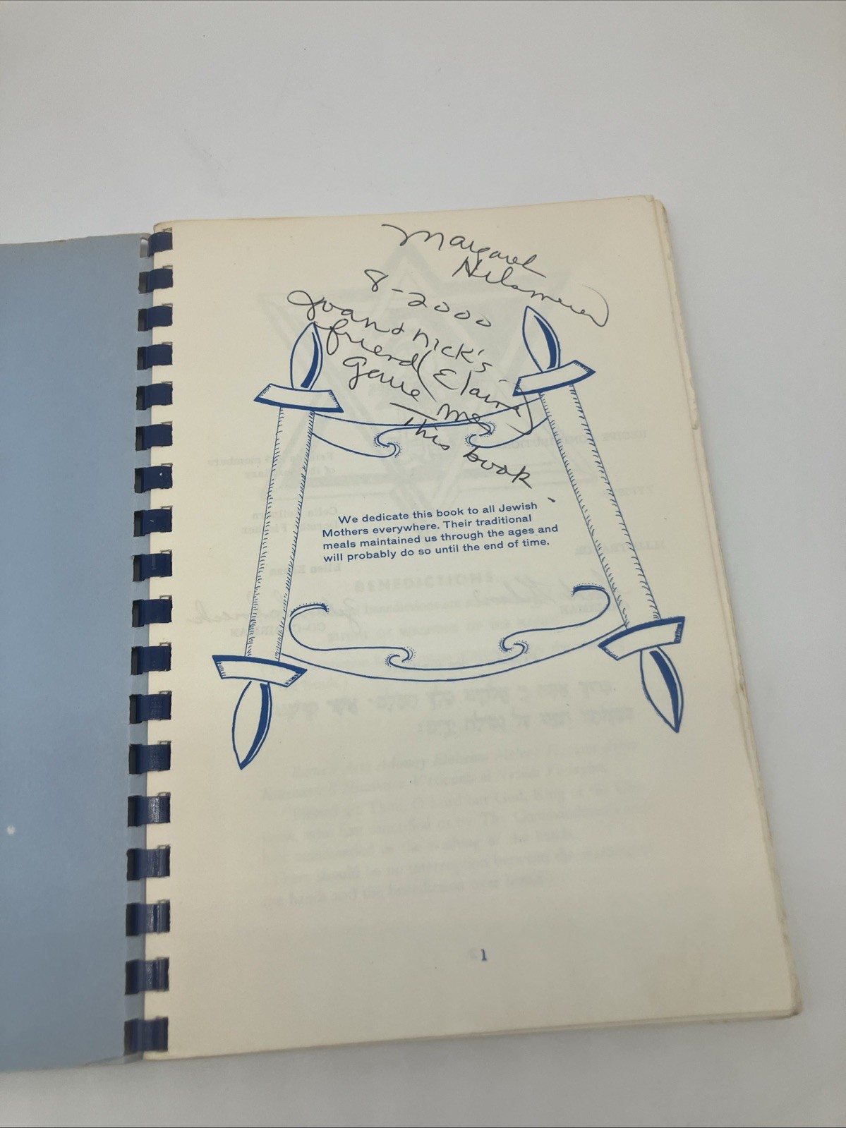 Cookbook Temple Adas Sholom – A Treasury Of Recipes 112 Pages Rare