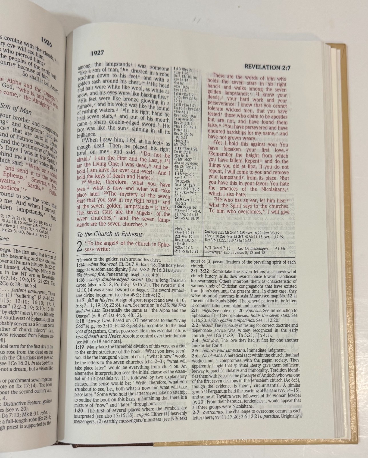 The NIV Study Bible by Zondervan Staff Hardcover 1985 Red Letter, Maps, Charts