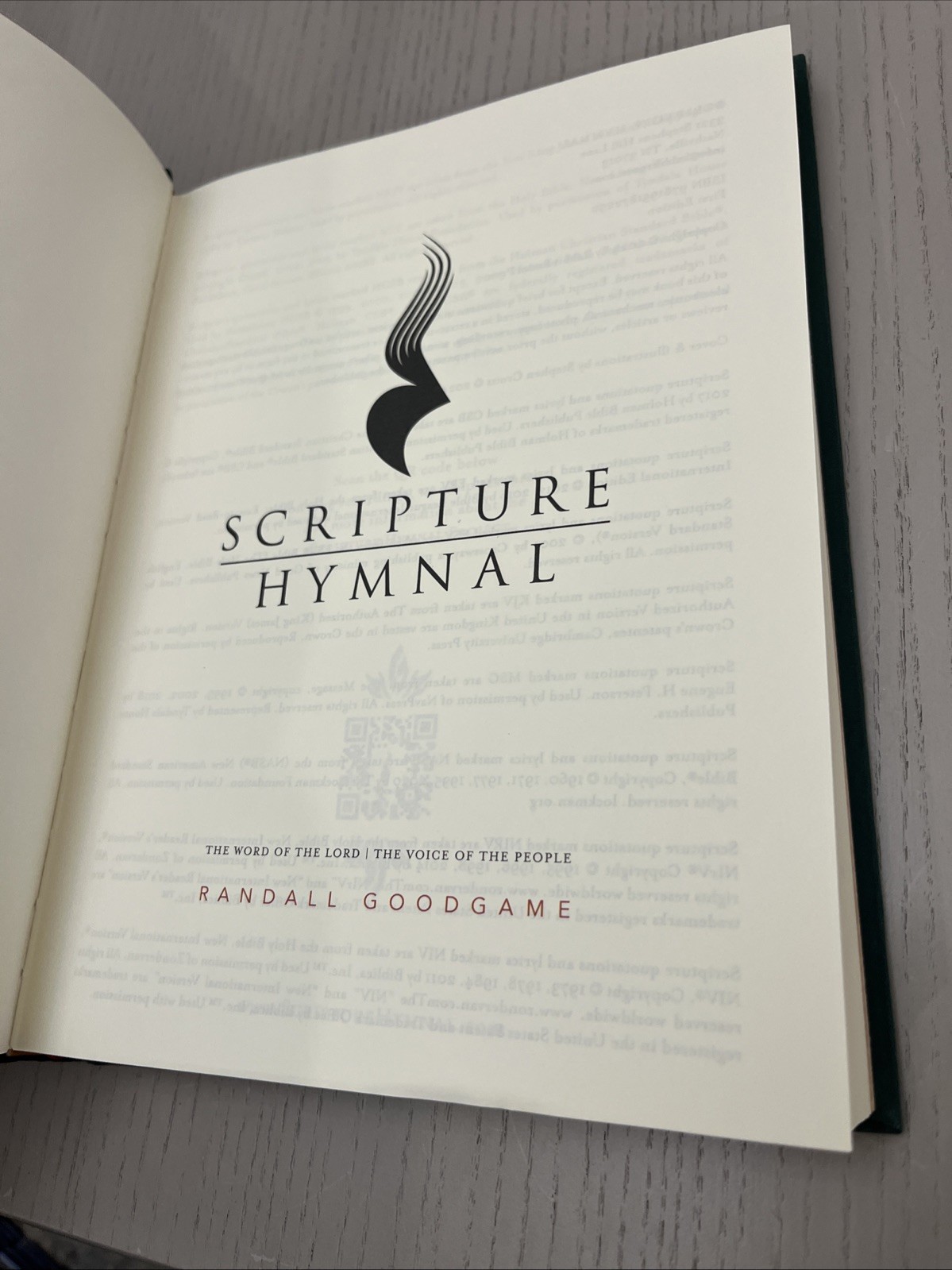 Scripture Hymnal by Randall Goodgame (2024, Hardcover)