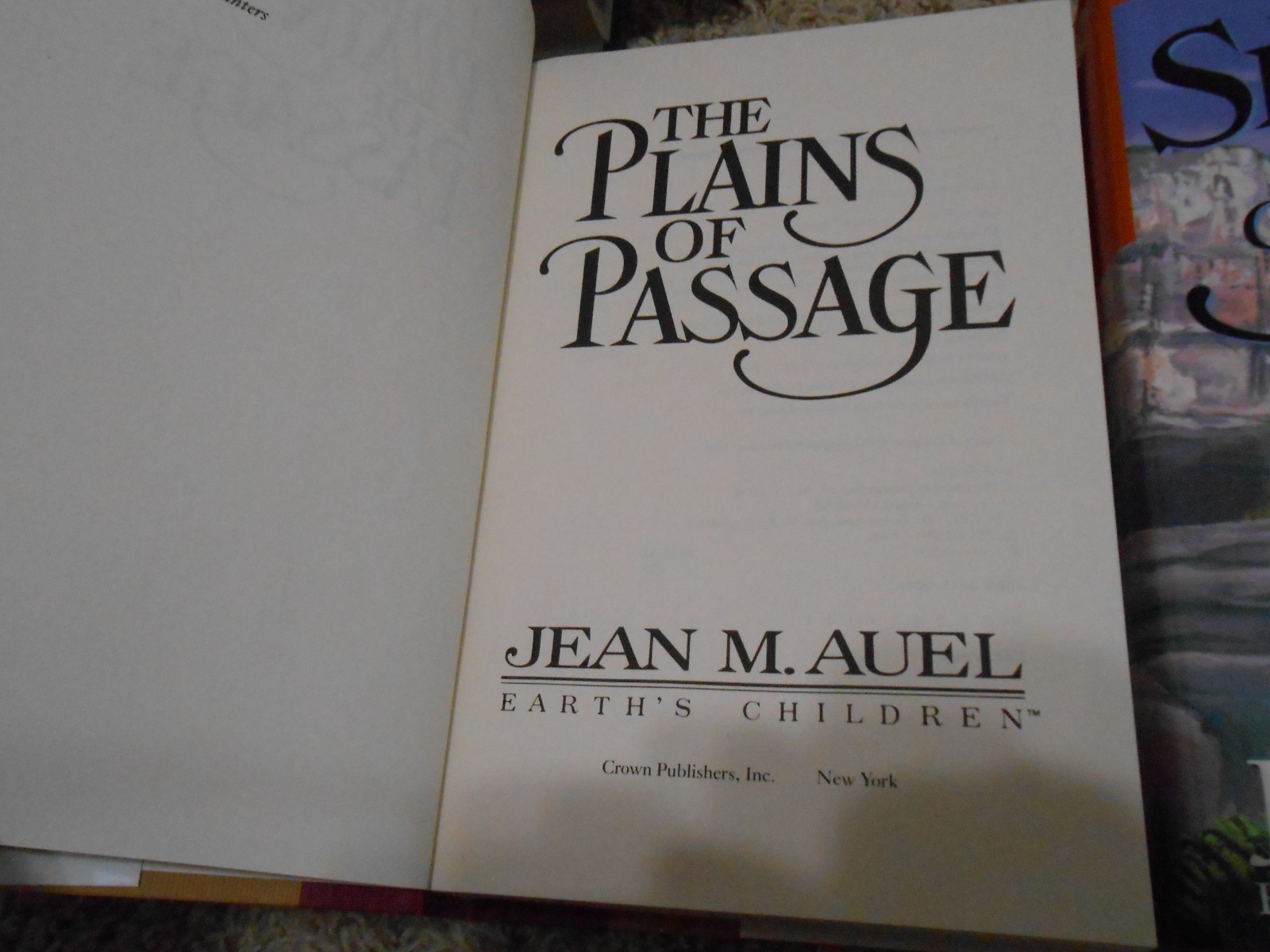 Jean M Auel EARTH’S CHILDREN 6 Vol Set 1 ex-lib 4-1st/1st – HC/DJ VGC