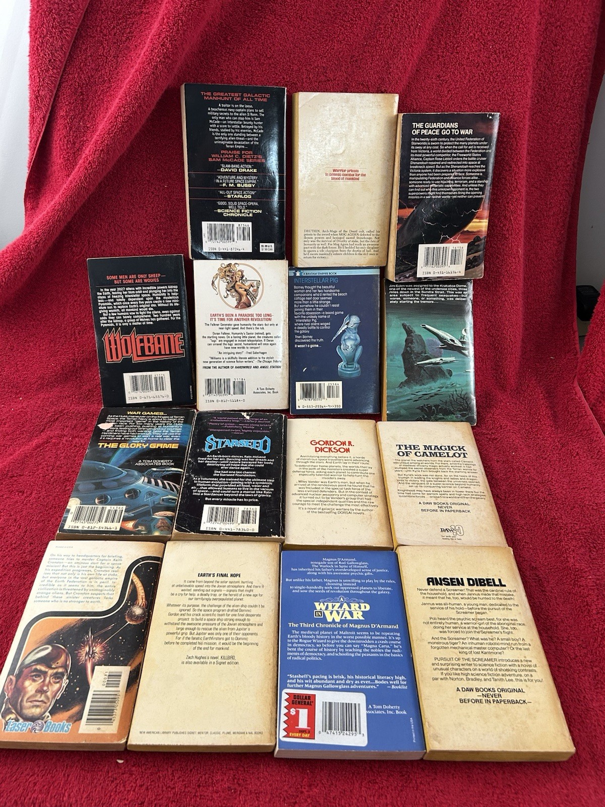 Mixed Lot of 41 Vintage Science Fiction Sci-Fi Fantasy Paperbacks