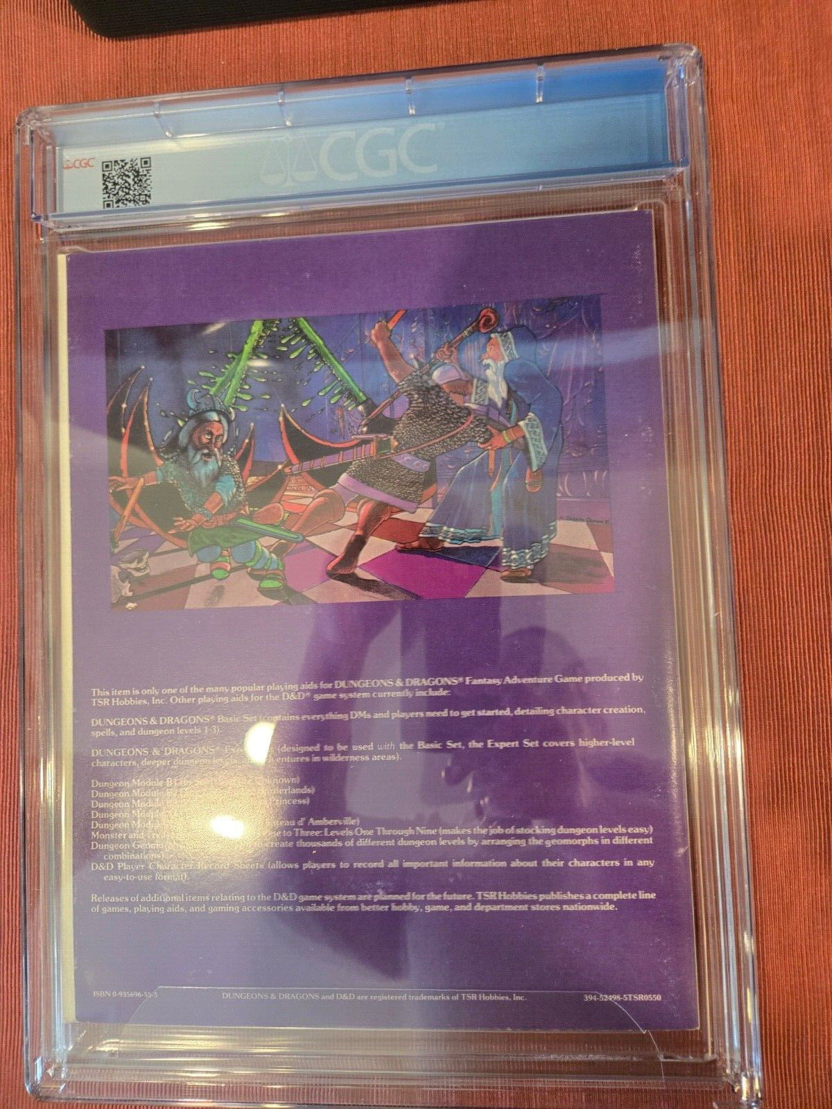 Dungeons and Dragons Basic Set Dungeon Module B4 The Lost City KB3117 CGC 9.2