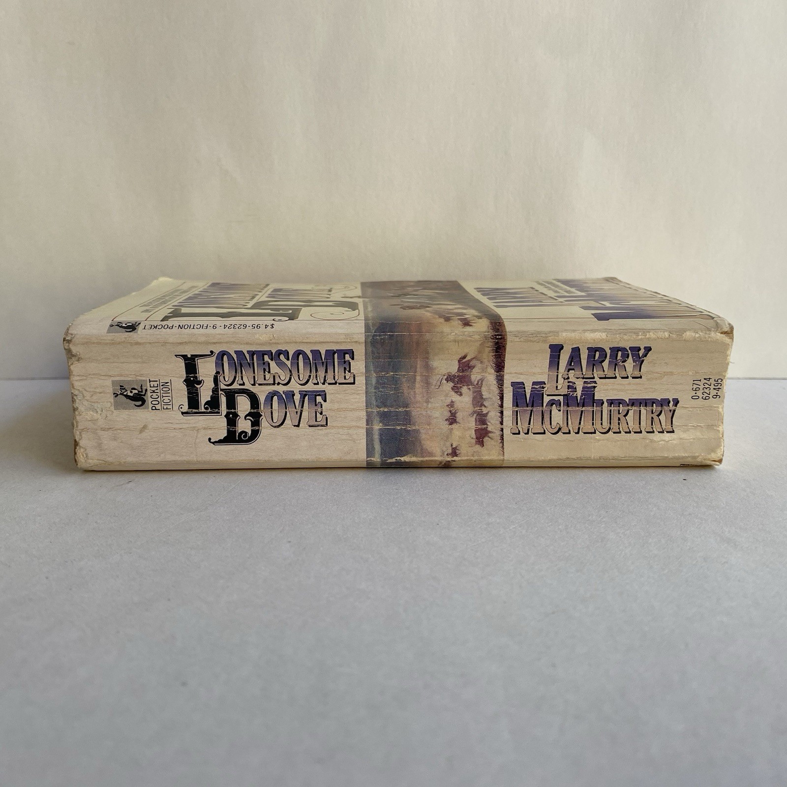Lonesome Dove, Larry McMurtry (1986) 1st Printing Vintage Mass Market Paperback