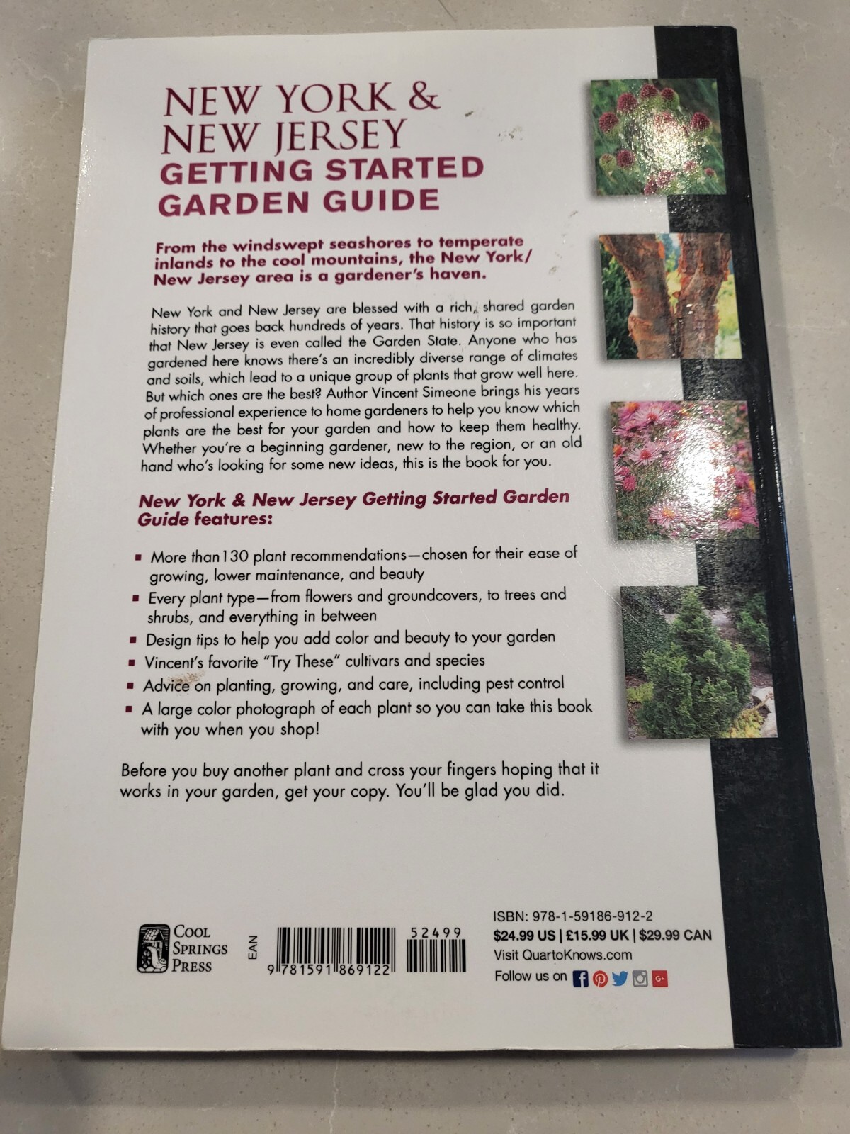 New York New Jersey Getting Started Garden Guide Cool Springs Press – Very Good